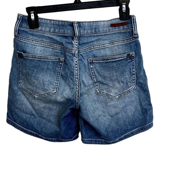 Pilcro the Letterpress by Anthropologie Light Wash Stet Jean Shorts 5 Pocket 25 - Picture 3 of 6